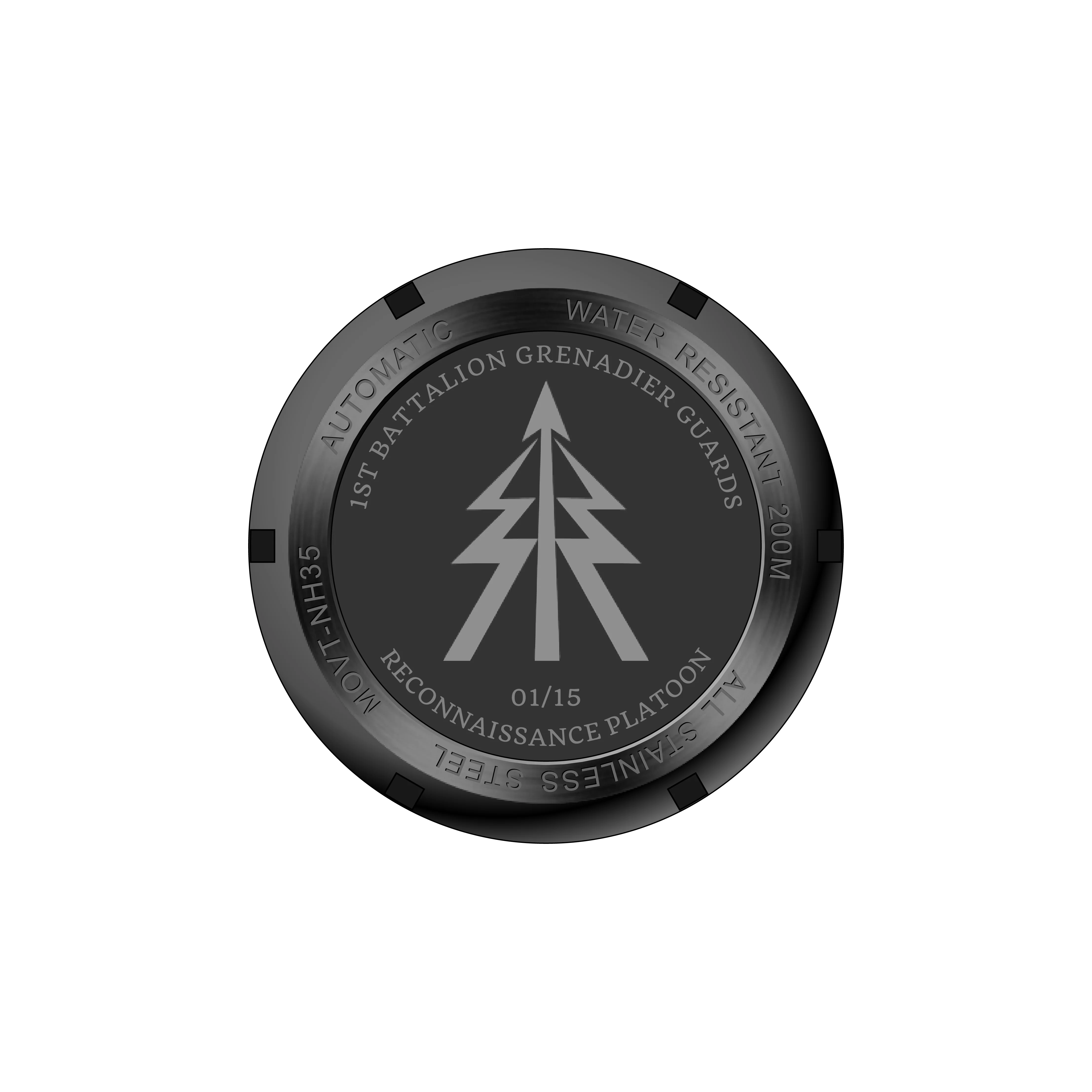 1 Gren Gds/Recce Pl x Durrant - Black/White - Image 2