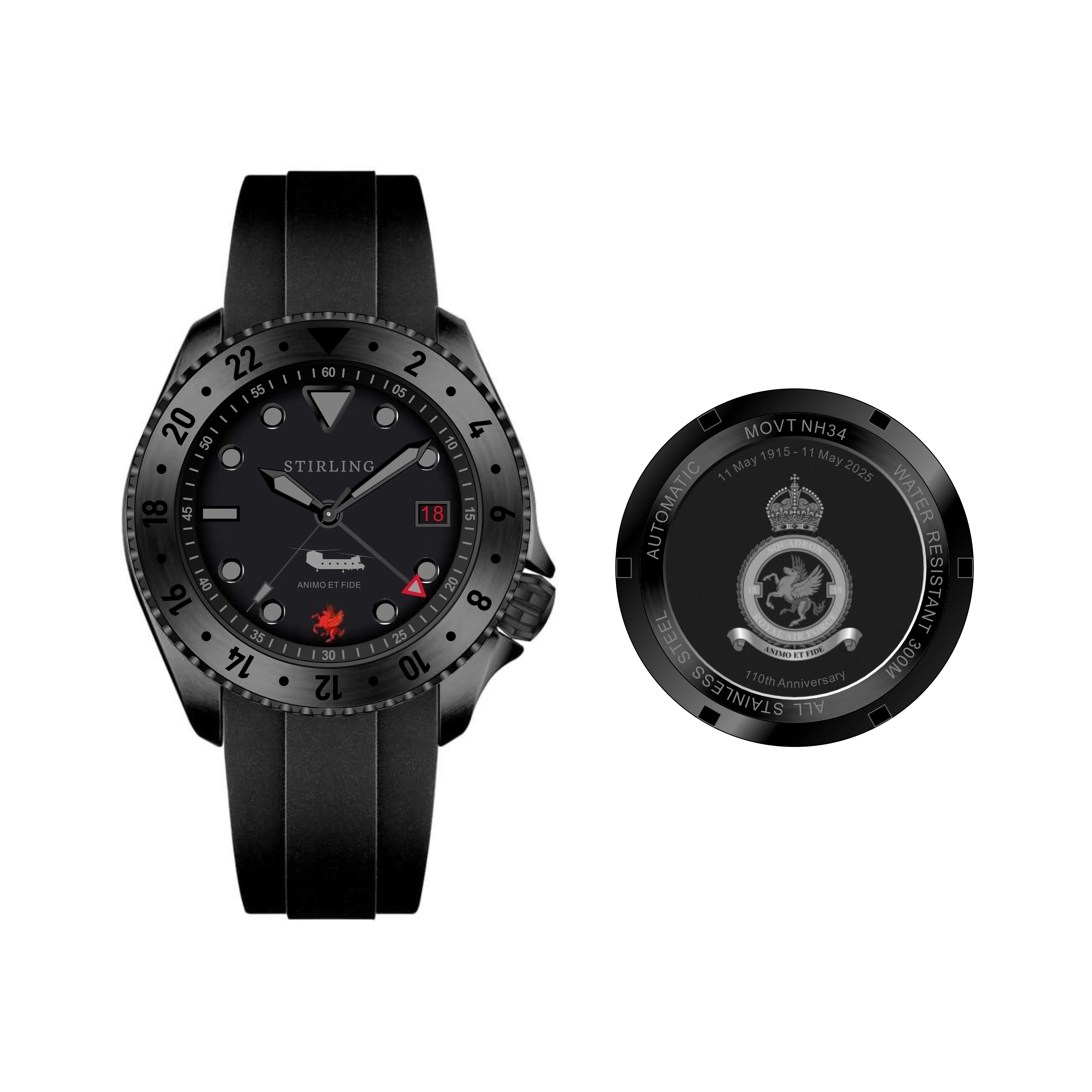 18 SQN RAF x Durrant GMT - Black - Image 3