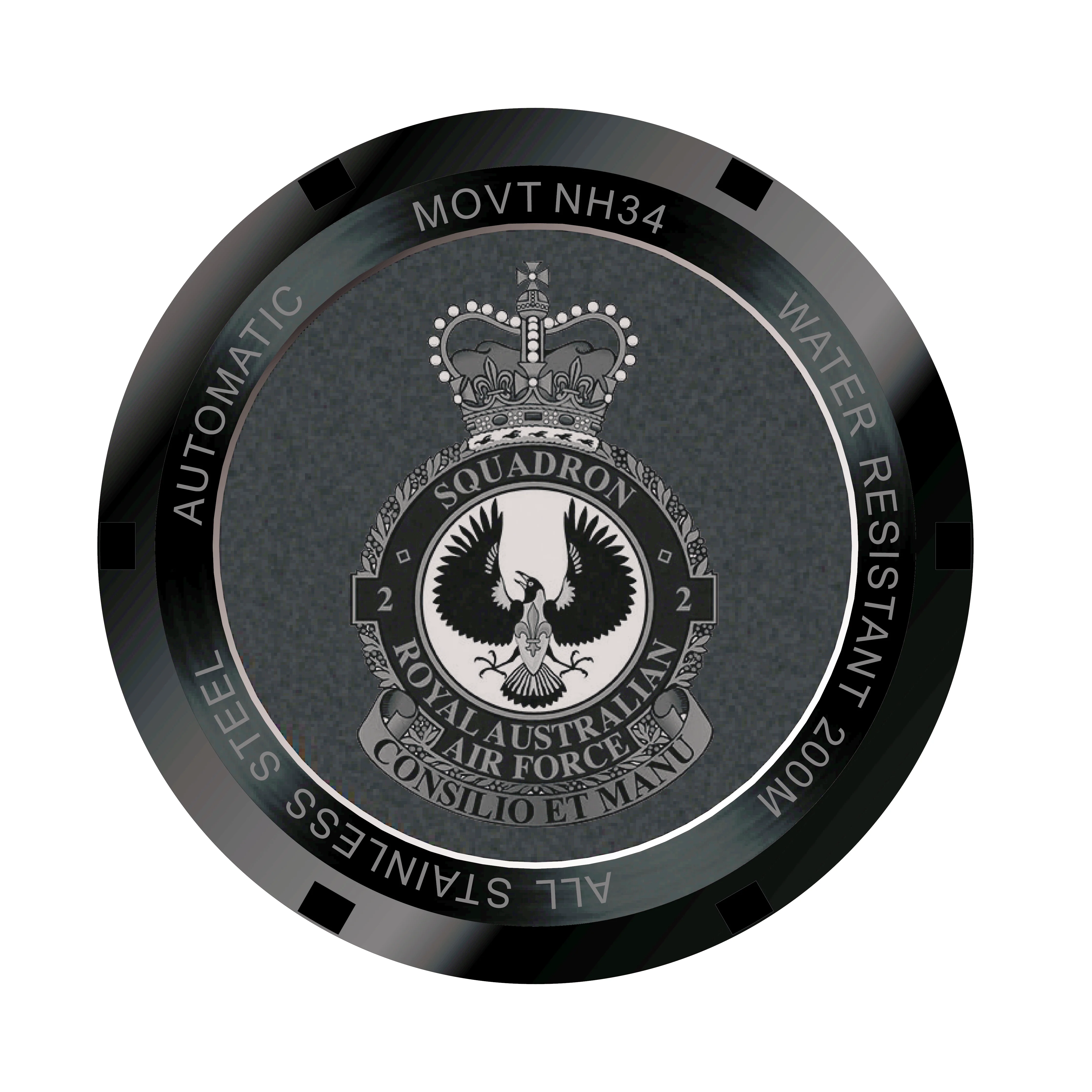 2 Sqn Royal Australian Air Force x Durrant GMT - Black - Image 2