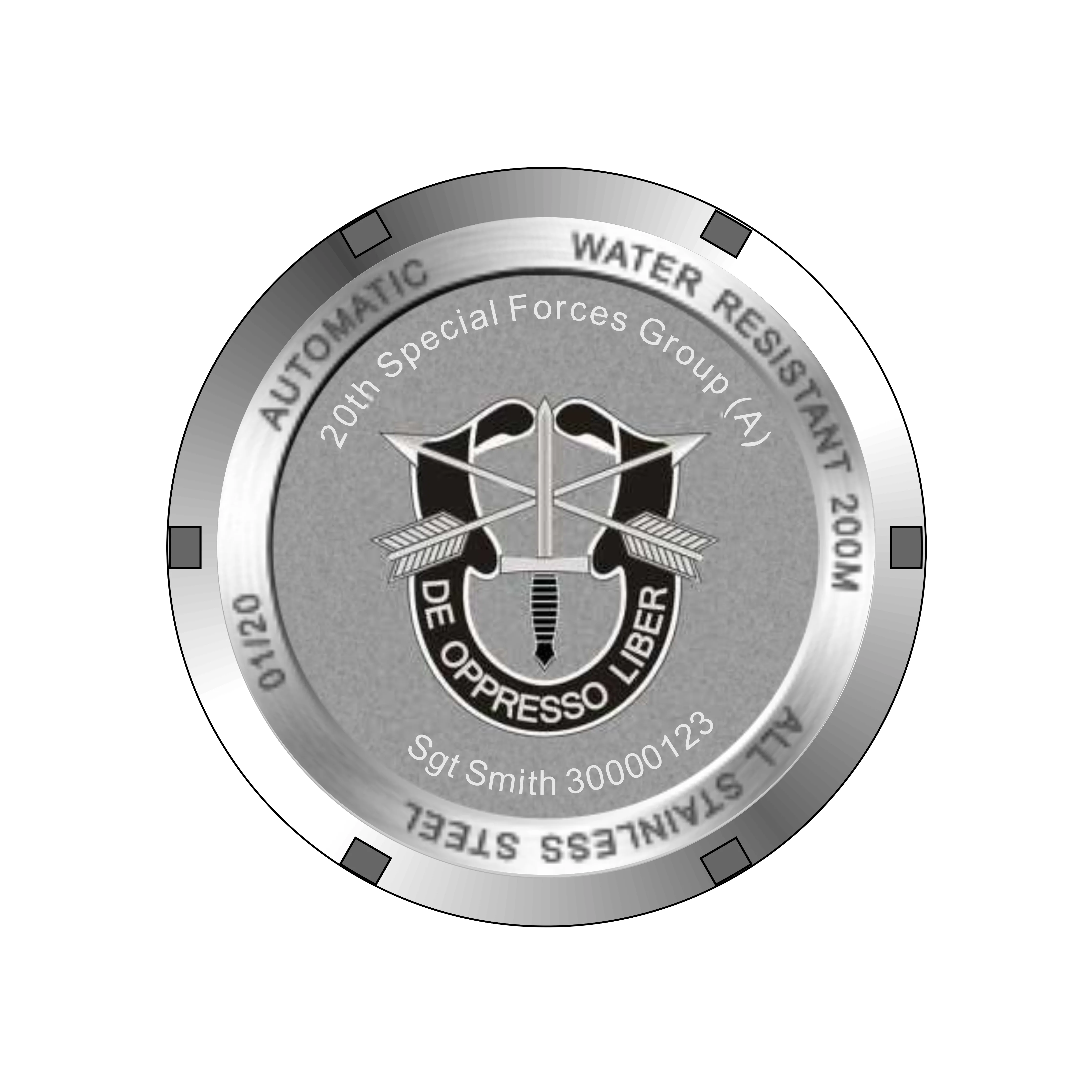 20th Special Forces Group (A) Upham - Steel/Black - Image 2