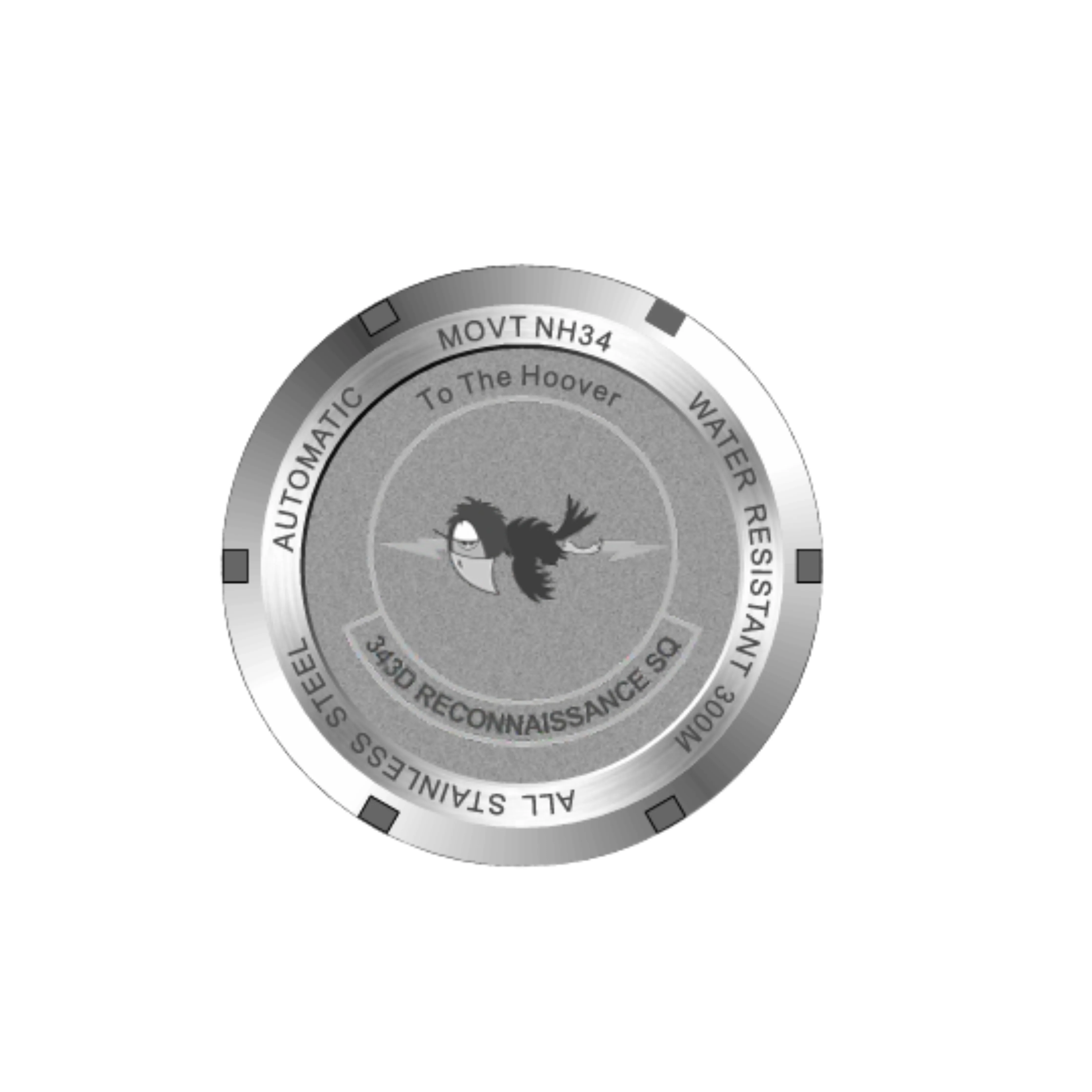 343D Reconnaissance Squadron x Durrant GMT - Steel - Image 2