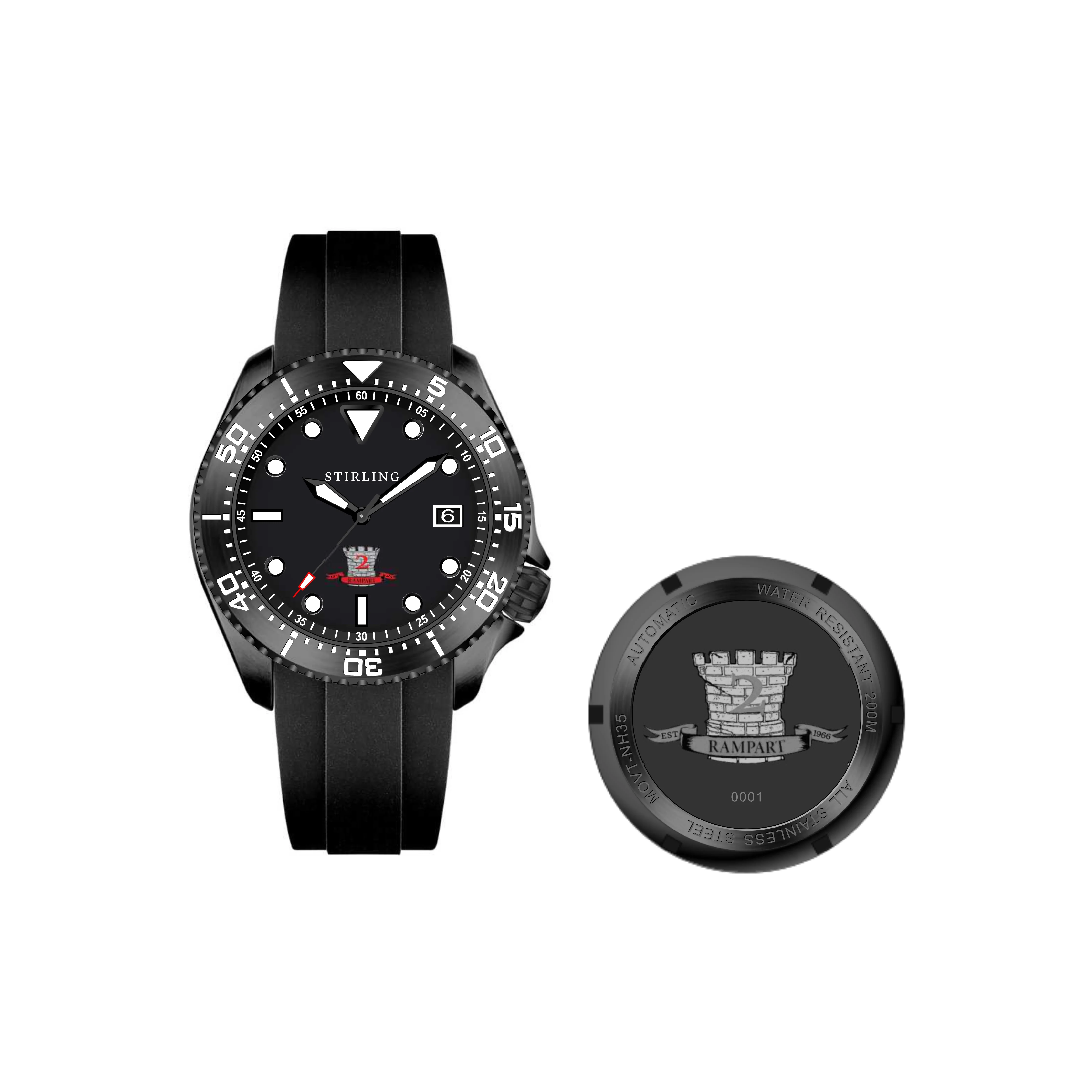 Rampart Division x Durrant - Black/White
