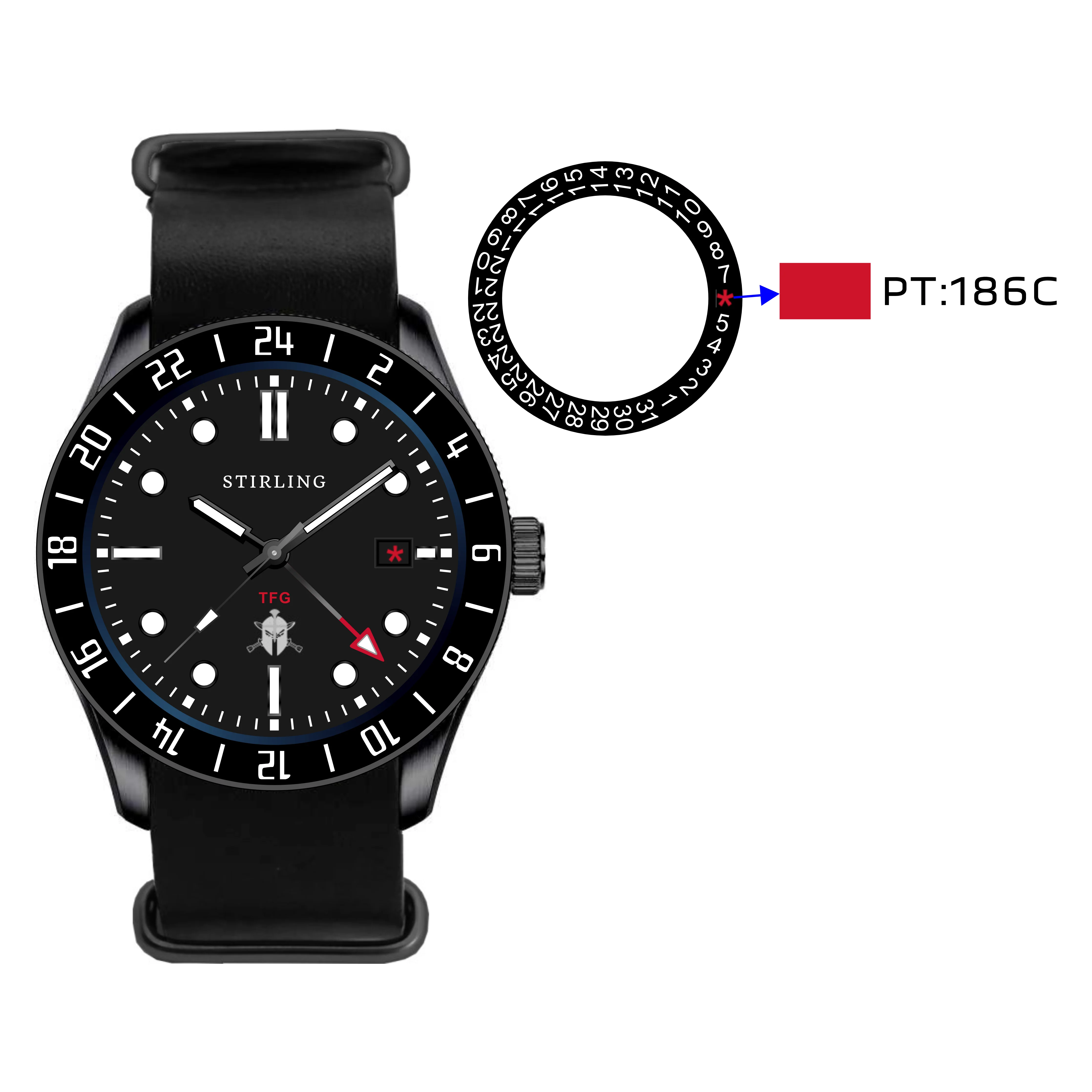 City of London TFG x Upham Quartz - Black - Image 2