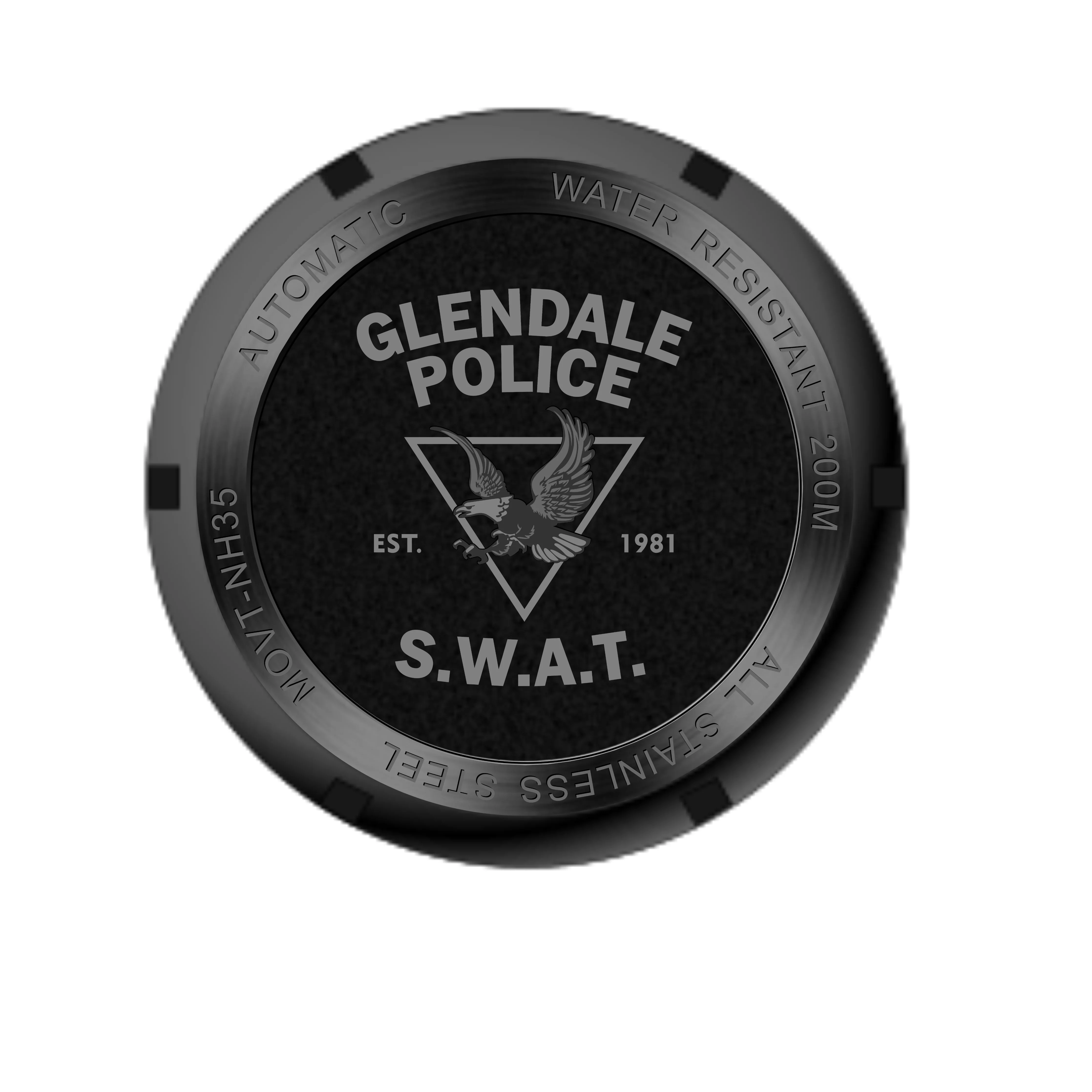 Glendale Police Department SWAT x Durrant - Black/White - Image 2