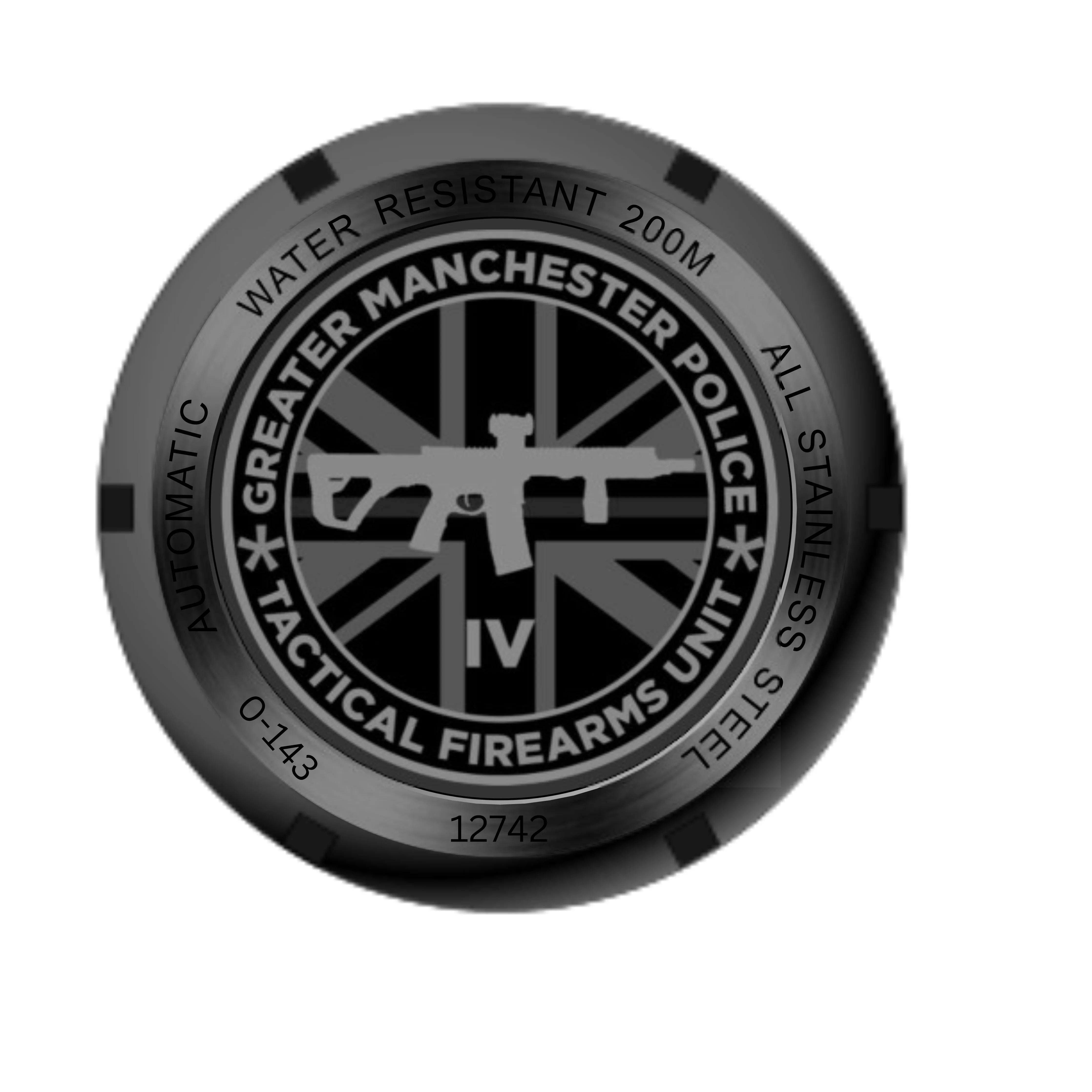 Greater Manchester Police Tactical Firearms Unit x Durrant - Black/White - Image 2