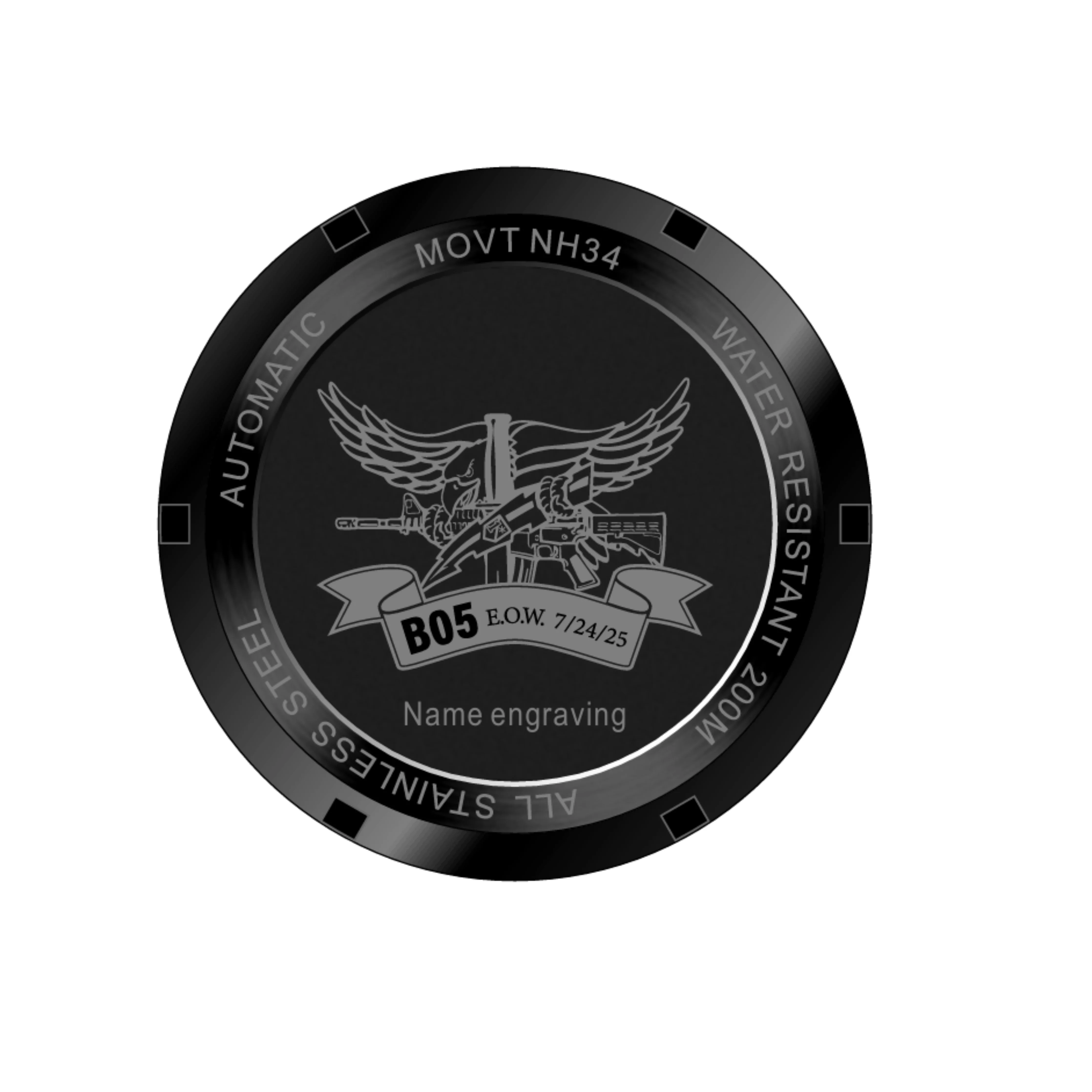 Lorain PD SWAT x Durrant GMT - Black/White - Image 2