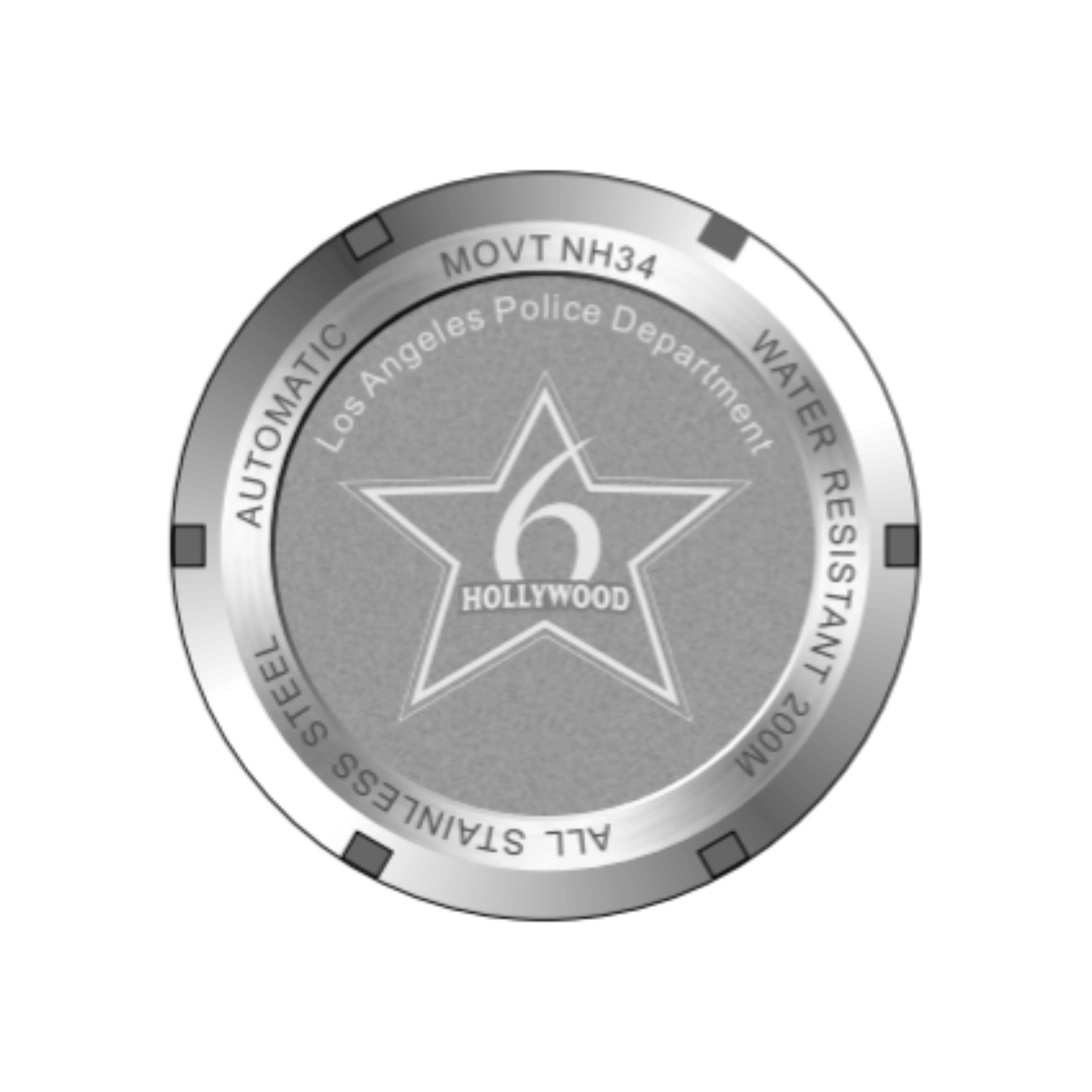 Los Angeles Police Department / Hollywood Division x Durrant GMT - Steel - Image 2