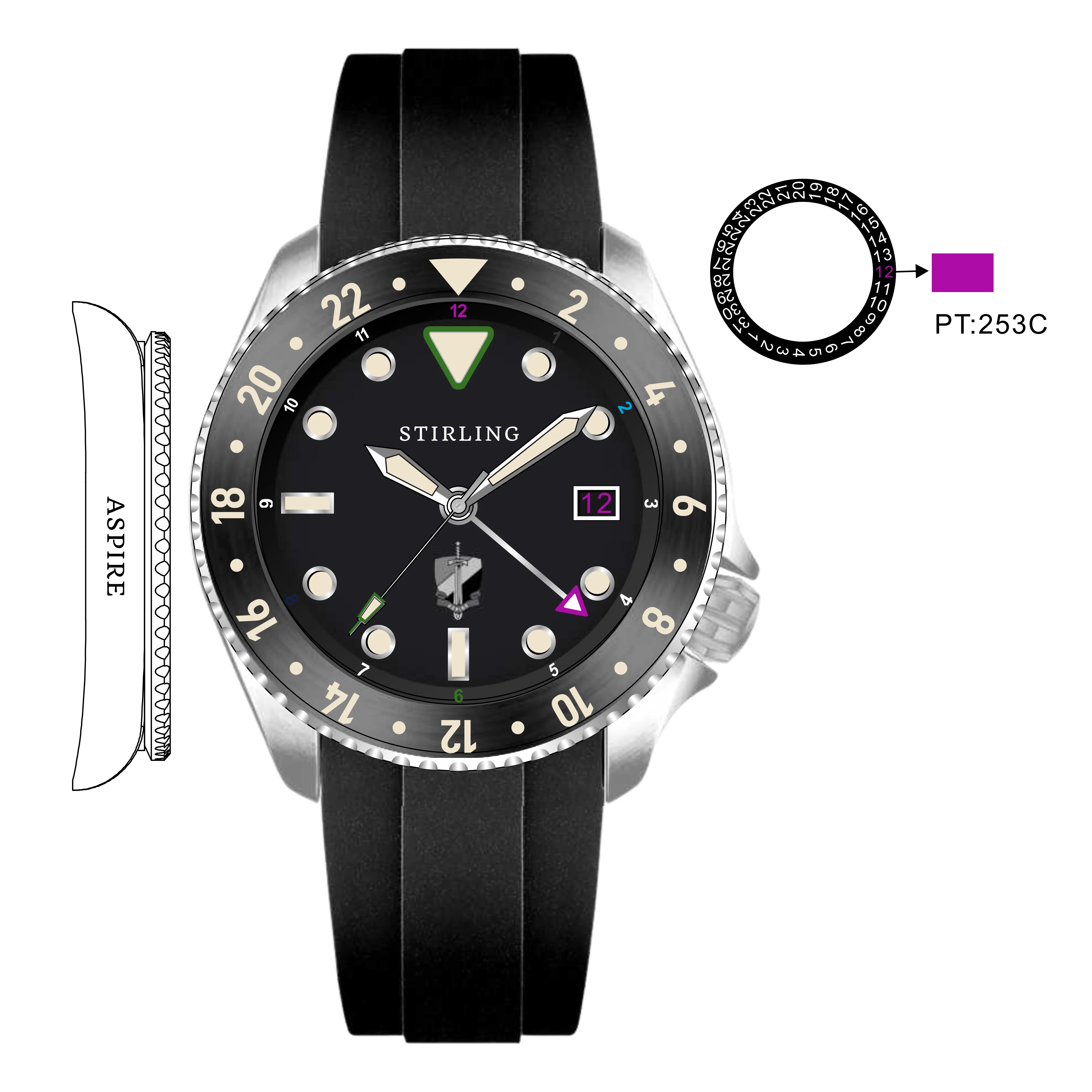 MAB-12 x Durrant GMT - Steel