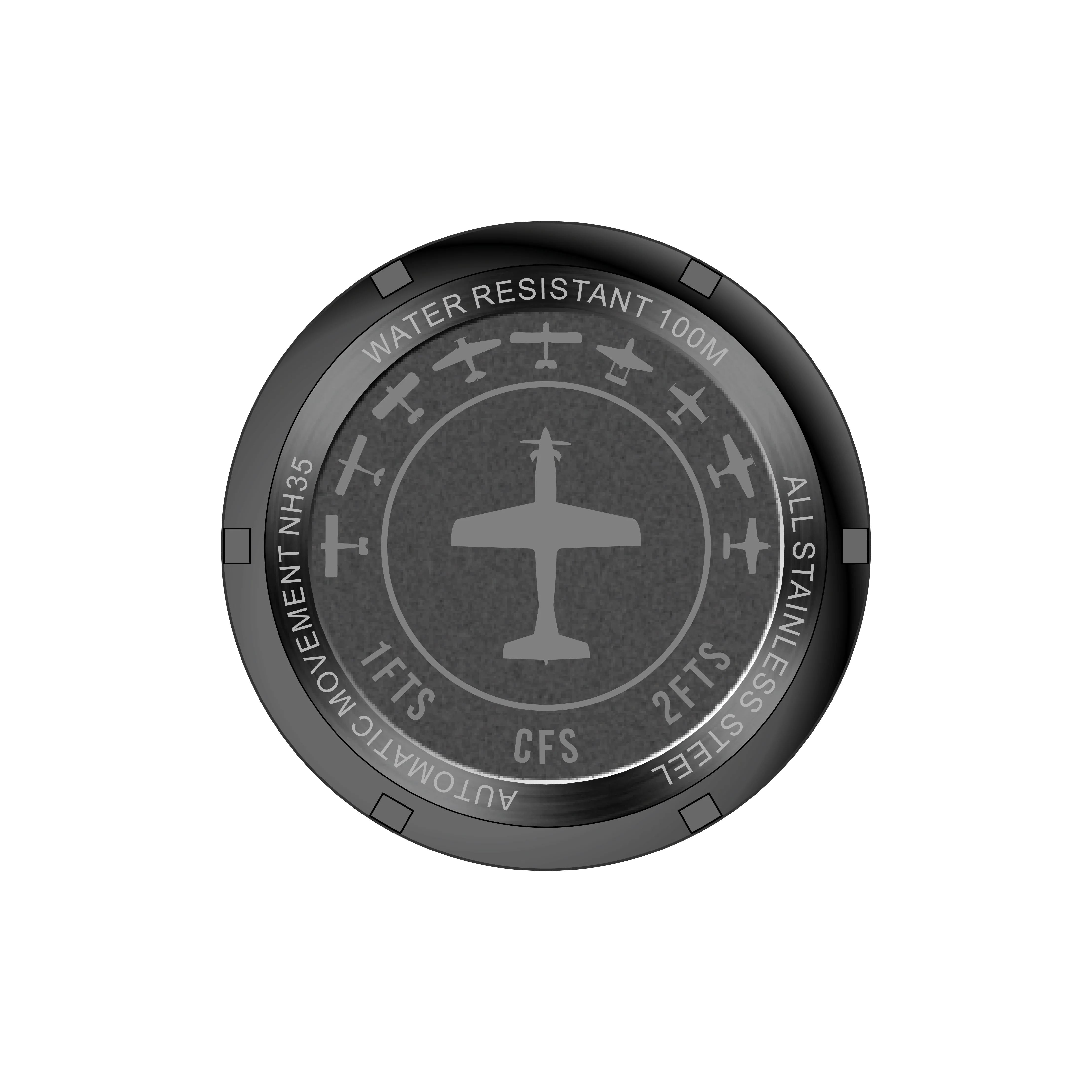 1FTS/2FTS & CFS - Royal Australian Air Force x Gibson 36mm Black/White - Image 3