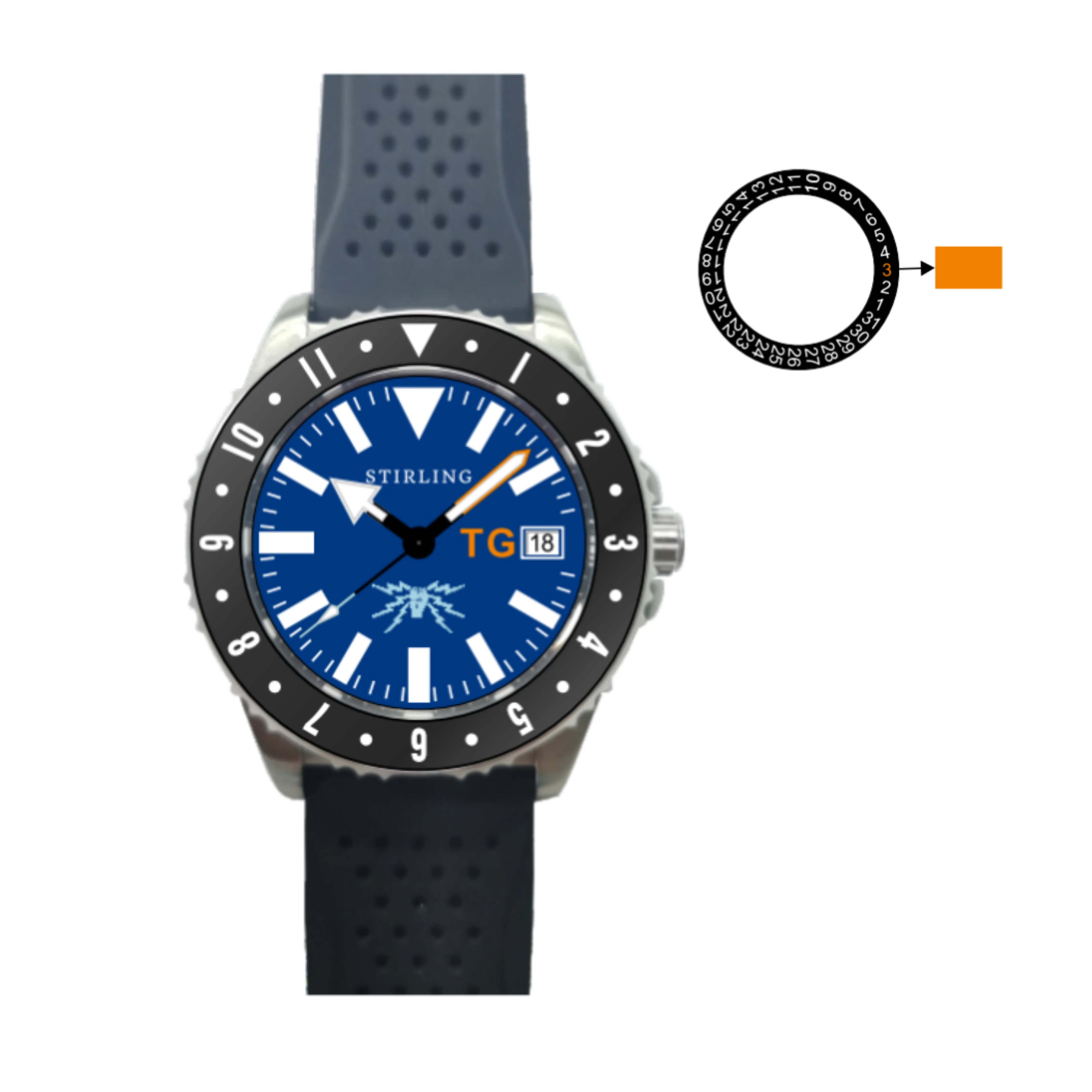 RAF Trade Group 3 x Campbell - Steel