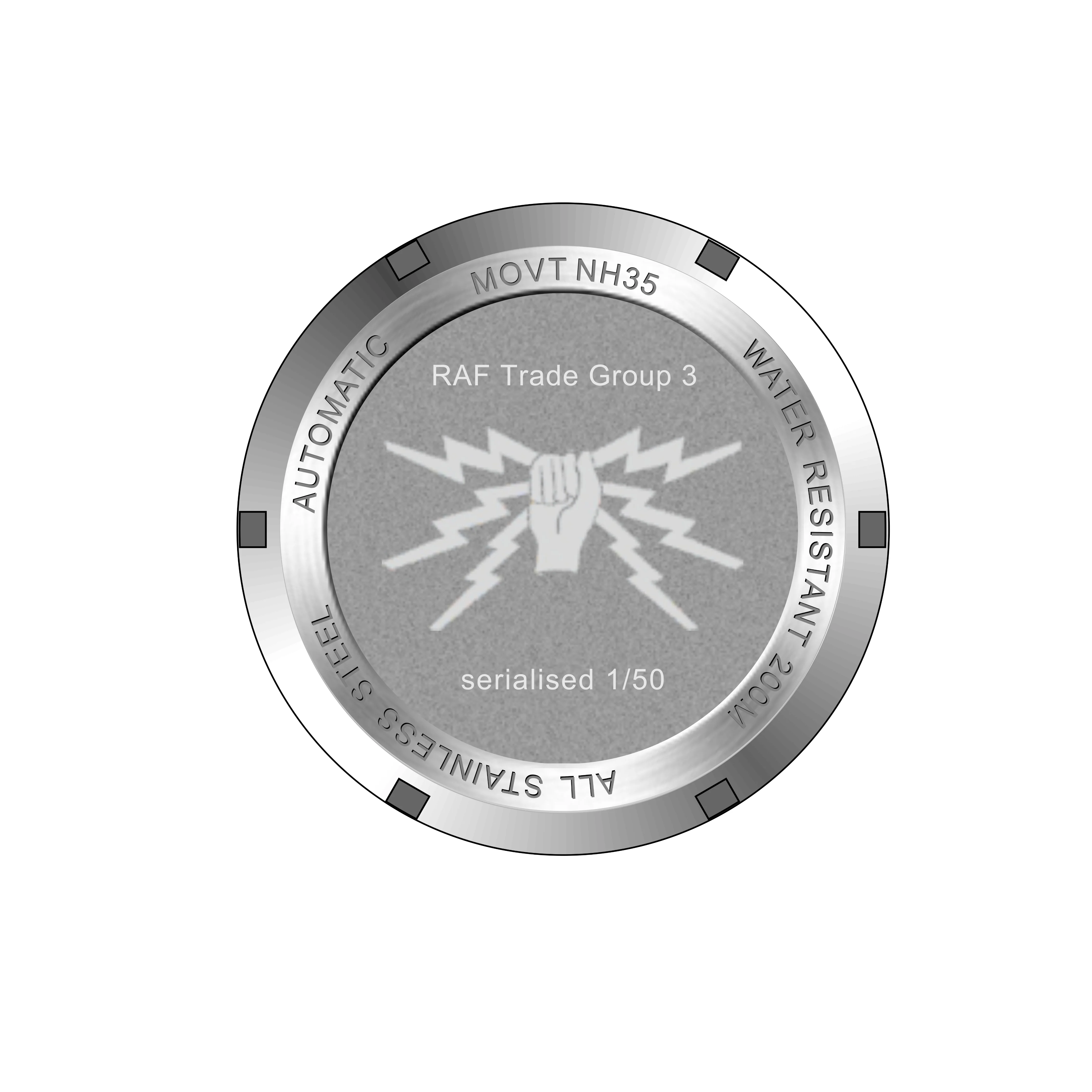 RAF Trade Group 3 x Campbell - Steel - Image 2