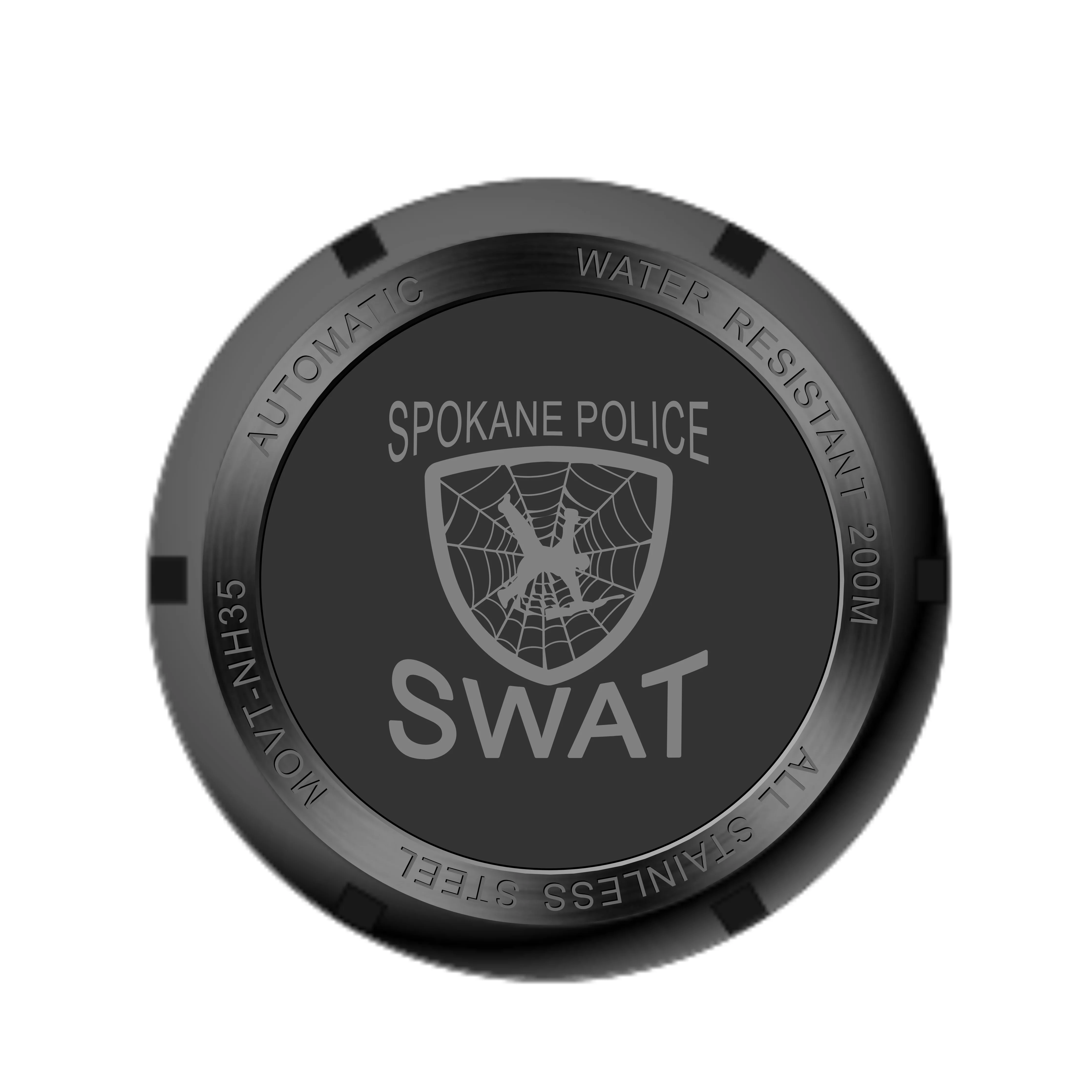 Spokane Police Department SWAT x Durrant - Black - Image 2