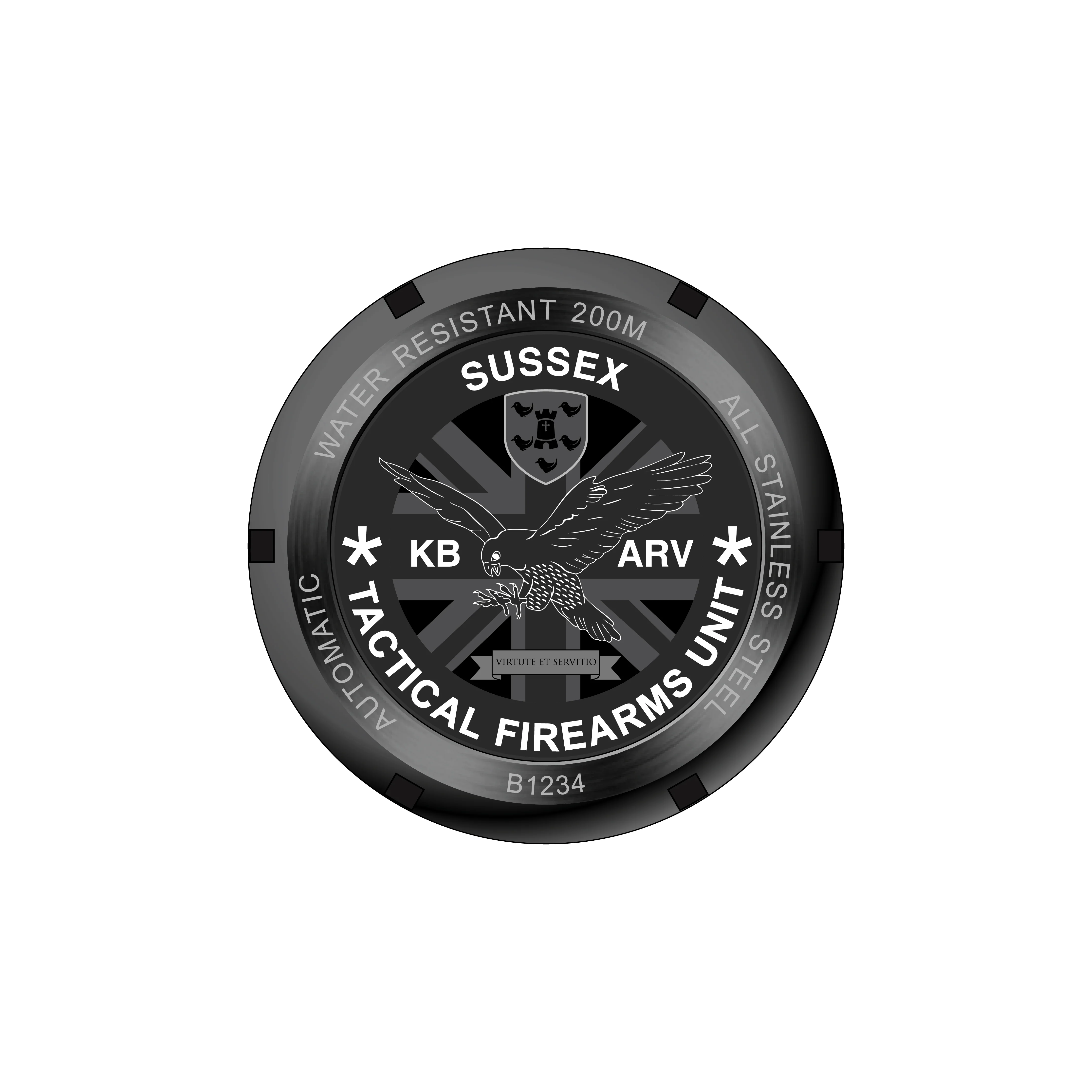 Sussex Tactical Firearms Unit x Durrant- Black - Image 2