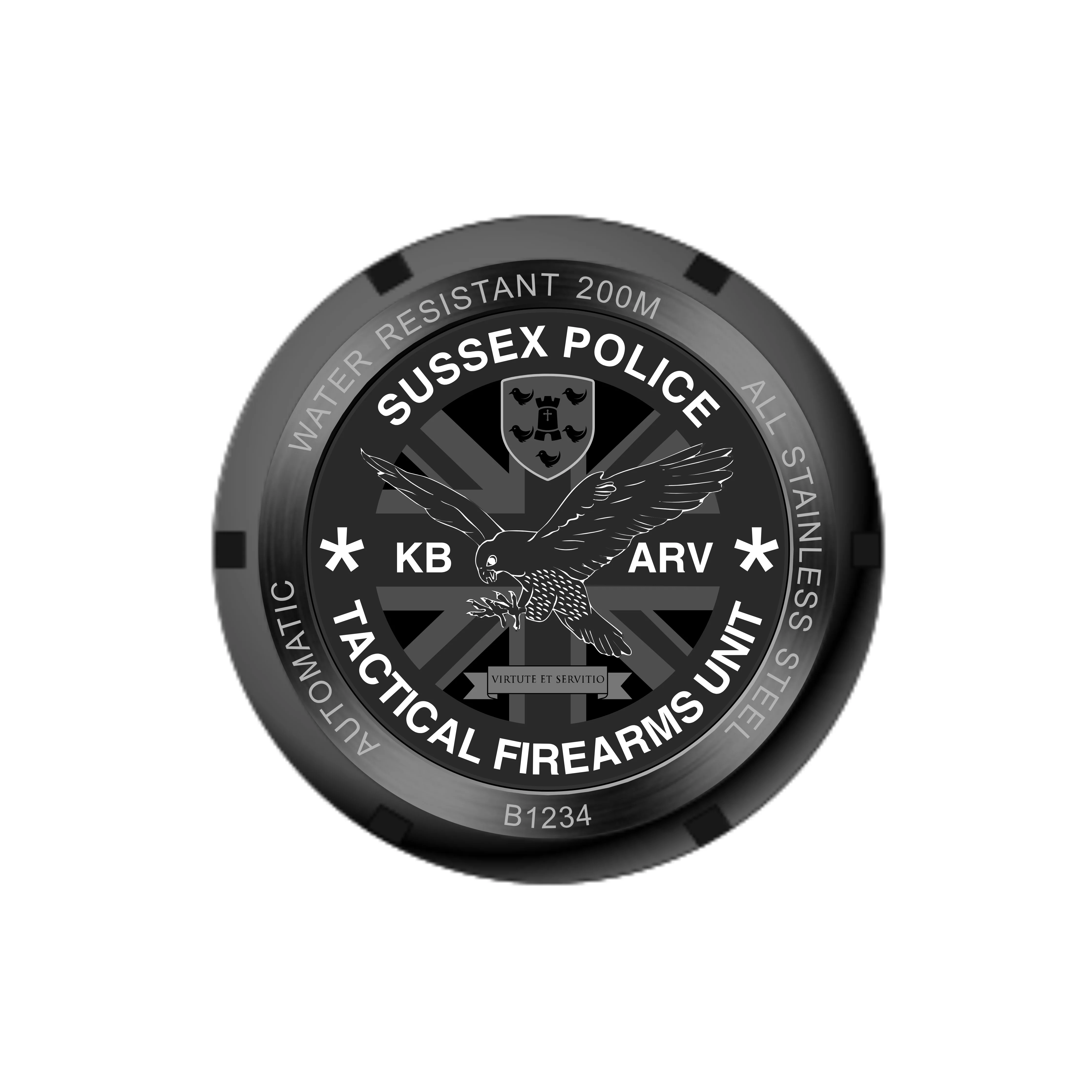 Sussex Tactical Firearms Unit x Durrant GMT - Black - Image 2